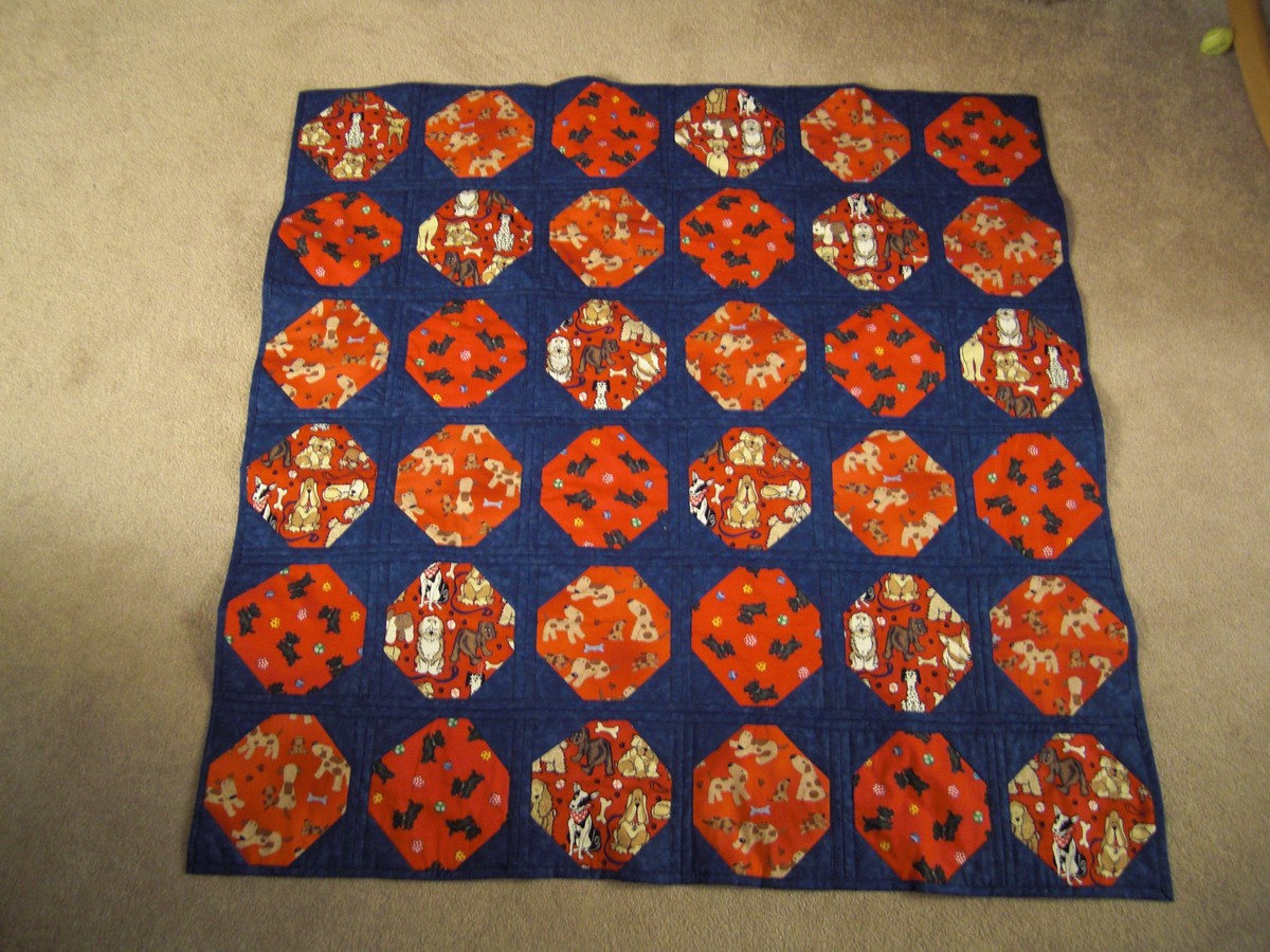 dog quilt as you go