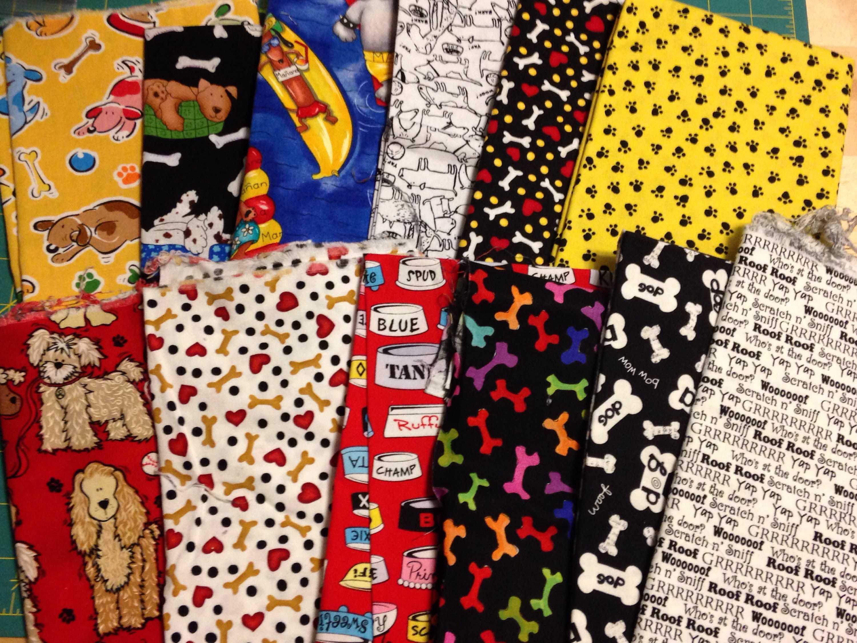 dog quilt fabrics